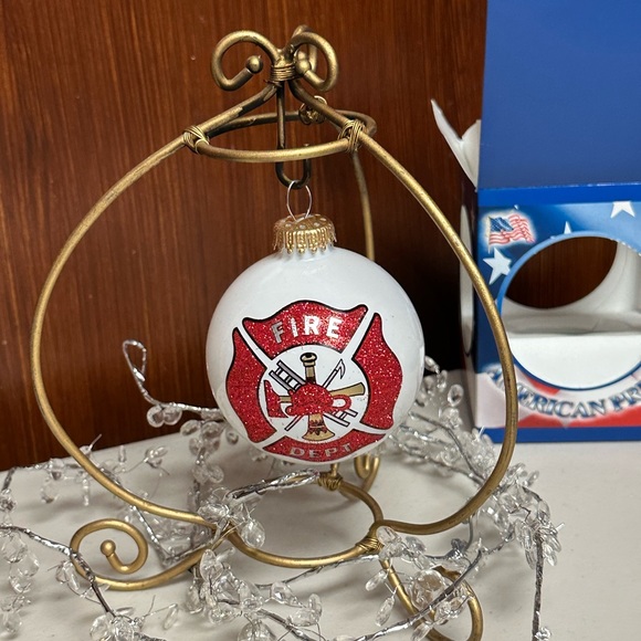 Hobby Lobby Other - Christmas by Krebs  boxed gift Ornaments Fire Department